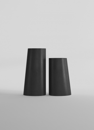 Кашпо CONCRETIKA DUET NERO D41H104