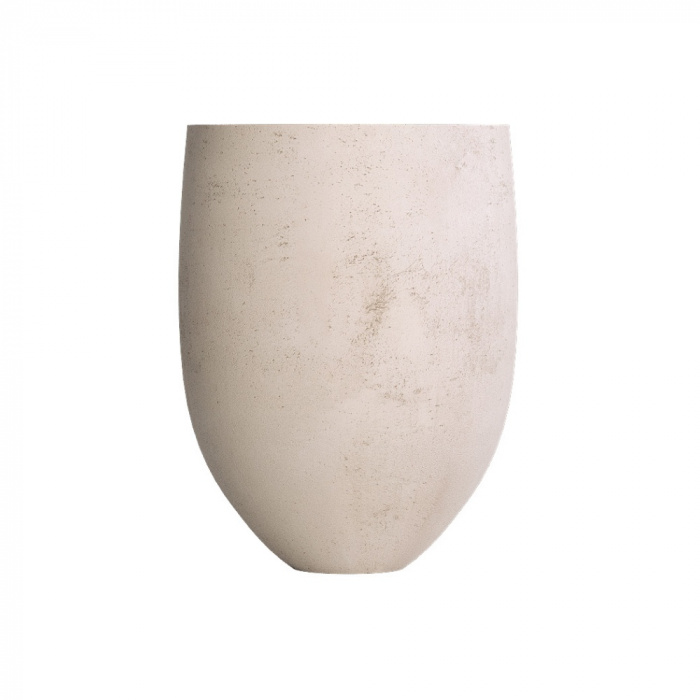 Кашпо CONCRETIKA BARREL CONCRETE WHITE D41H60