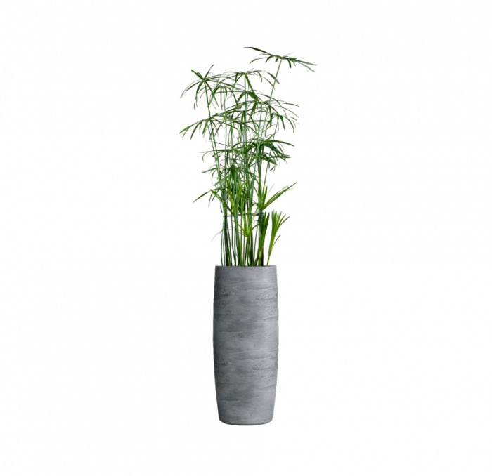 Кашпо CONCRETIKA CIGAR CONCRETE GREY LIGHT D27H70