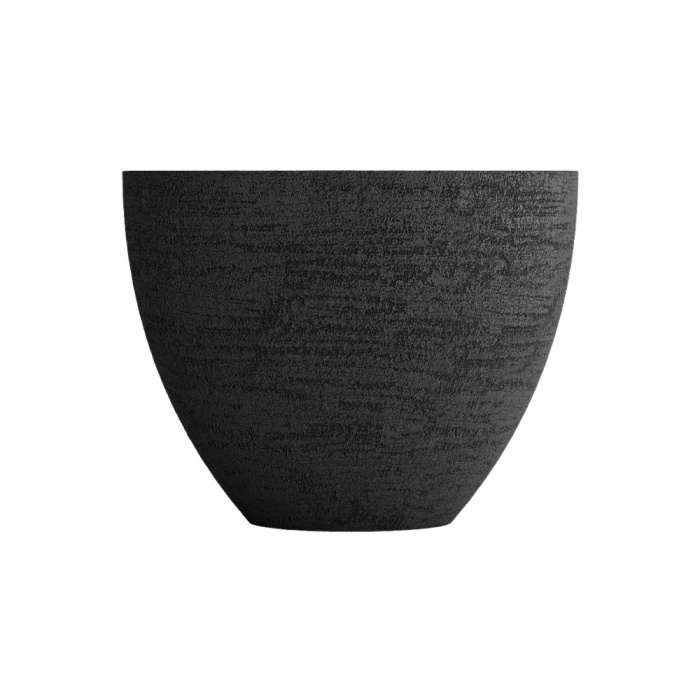 Кашпо CONCRETIKA UPON EROSIA BLACK D55H45