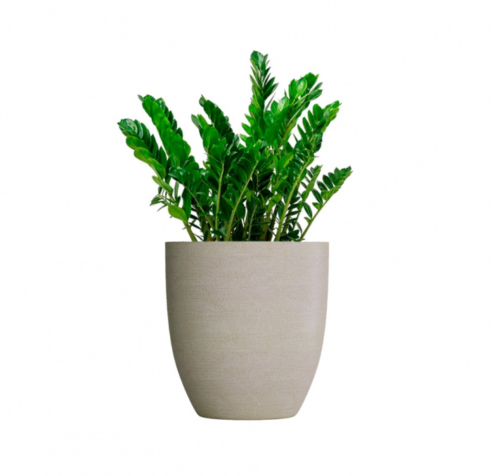 Кашпо CONCRETIKA VASE 3 EROSIA YELLOW D60H65