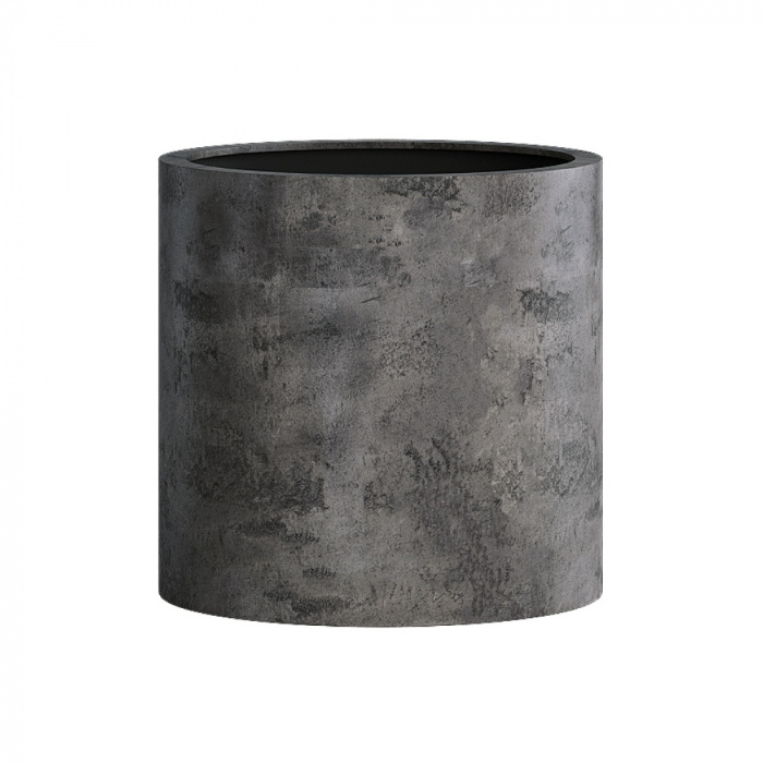 Кашпо CONCRETIKA CYLINDER CONCRETE GREY DARK D25H25