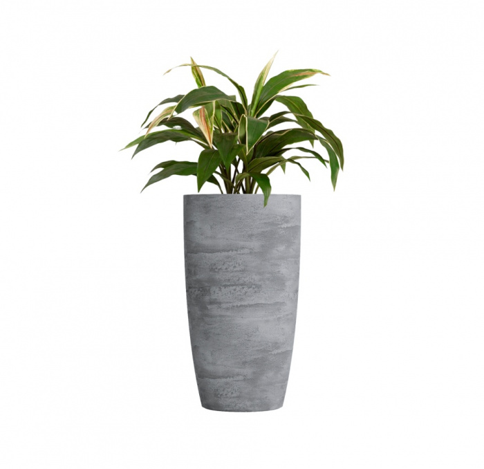 Кашпо CONCRETIKA CONUS CONCRETE GREY LIGHT D50H90