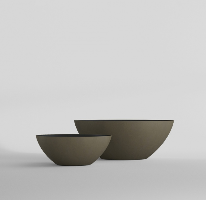 Кашпо CONCRETIKA BONSAY OLIVE D50H19
