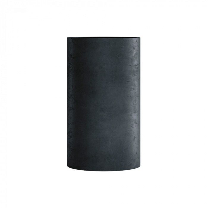 Кашпо CONCRETIKA CYLINDER ANTHRACITE D45H80