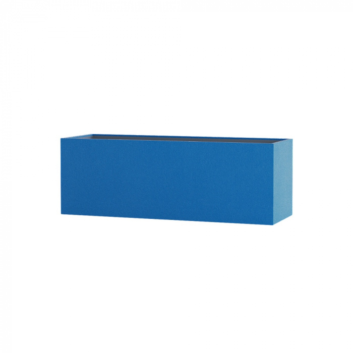 Кашпо CONCRETIKA BALCONY DARK BLUE 80x20x20