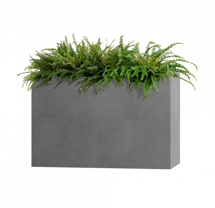 Кашпо CONCRETIKA DIVIDER LONDON GREY 90x35x70