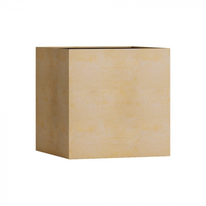 Кашпо CONCRETIKA CUBE LEMON 40x40x40