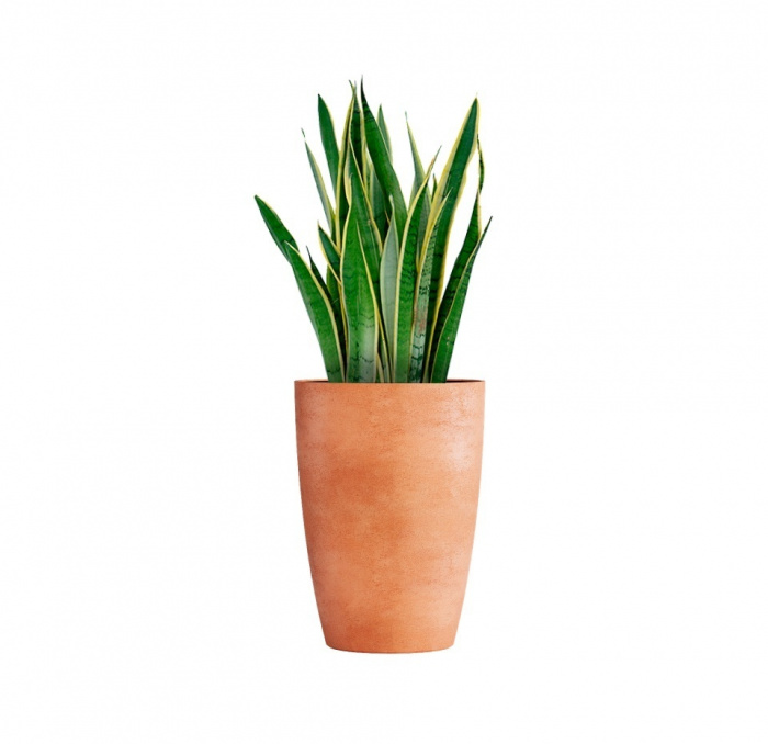 Кашпо CONCRETIKA CONUS RED CLAY D48H60