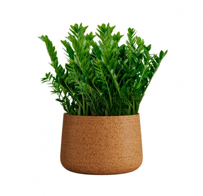 Кашпо CONCRETIKA CONE EROSIA OCHRE D60H42