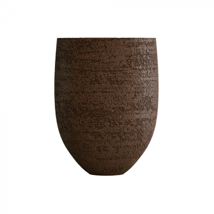 Кашпо CONCRETIKA BARREL EROSIA BROWN D41H60