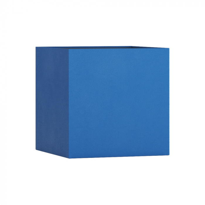 Кашпо CONCRETIKA CUBE DARK BLUE 60x60x60