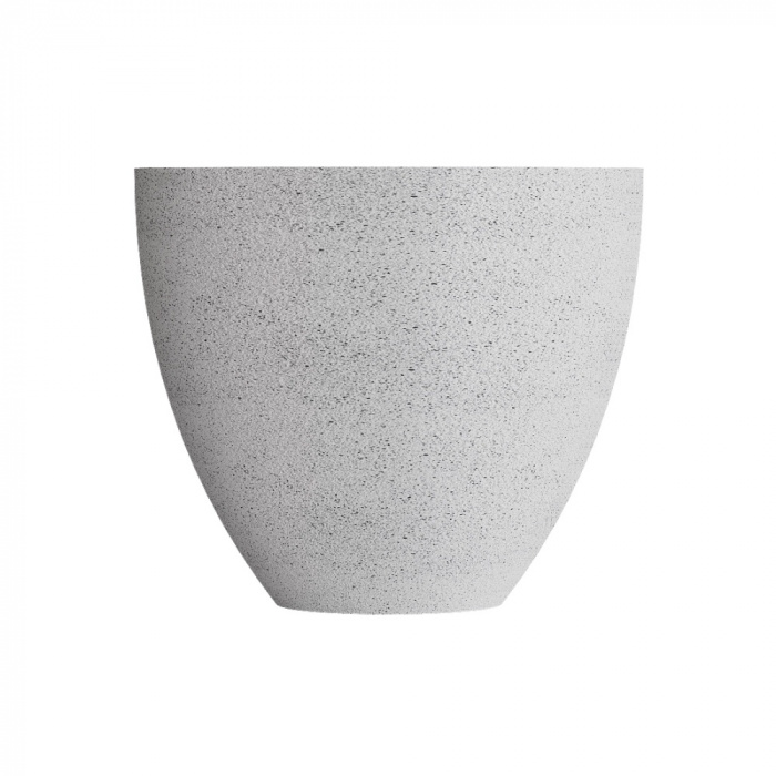 Кашпо CONCRETIKA UPON EGG WHITE D85H75