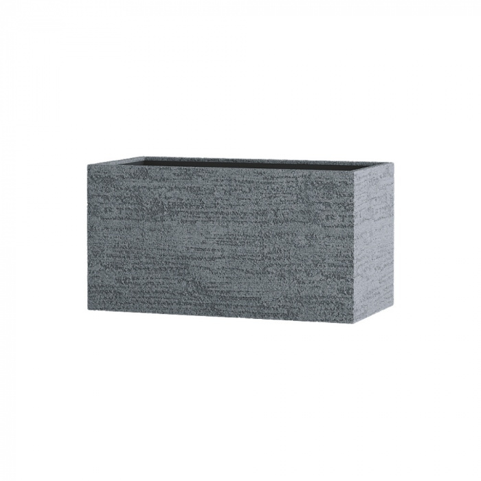 Кашпо CONCRETIKA BALCONY EROSIA GREY 40x20x20
