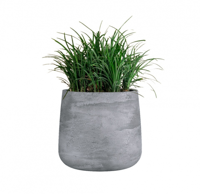 Кашпо CONCRETIKA CONE CONCRETE GREY LIGHT D38H41