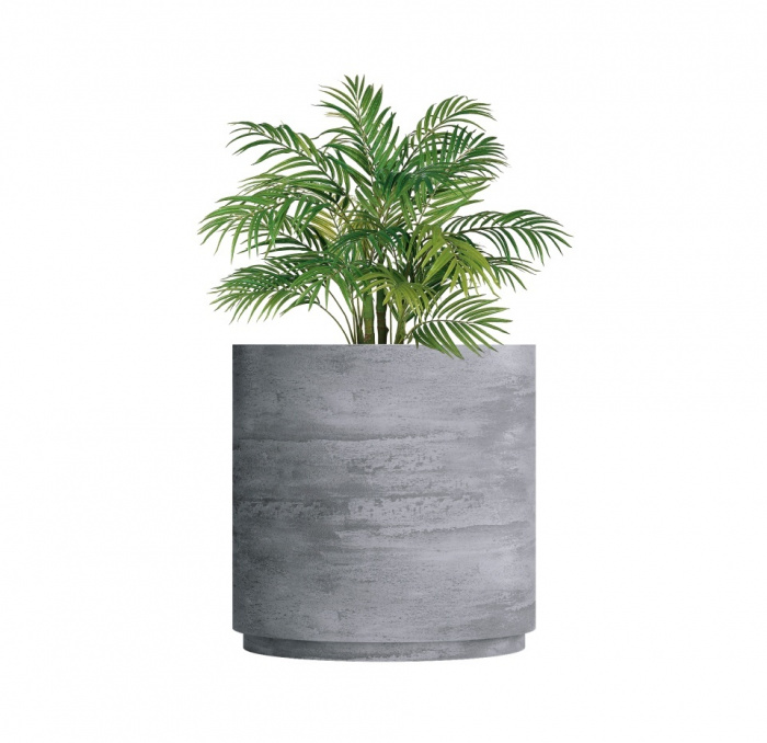 Кашпо CONCRETIKA CYLINDER XL CONCRETE GREY LIGHT D120H120