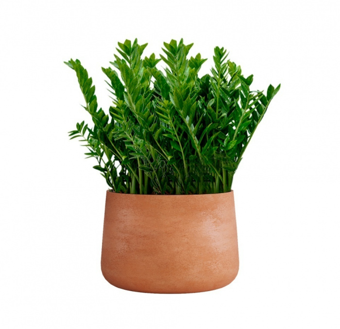 Кашпо CONCRETIKA CONE RED CLAY D60H42