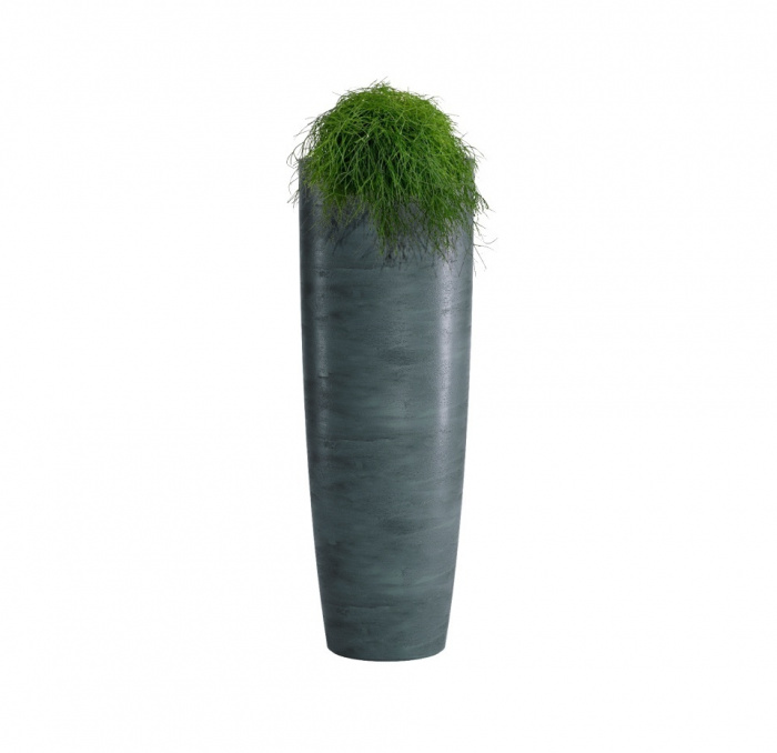 Кашпо CONCRETIKA CONUS OCEAN GREEN D60H170