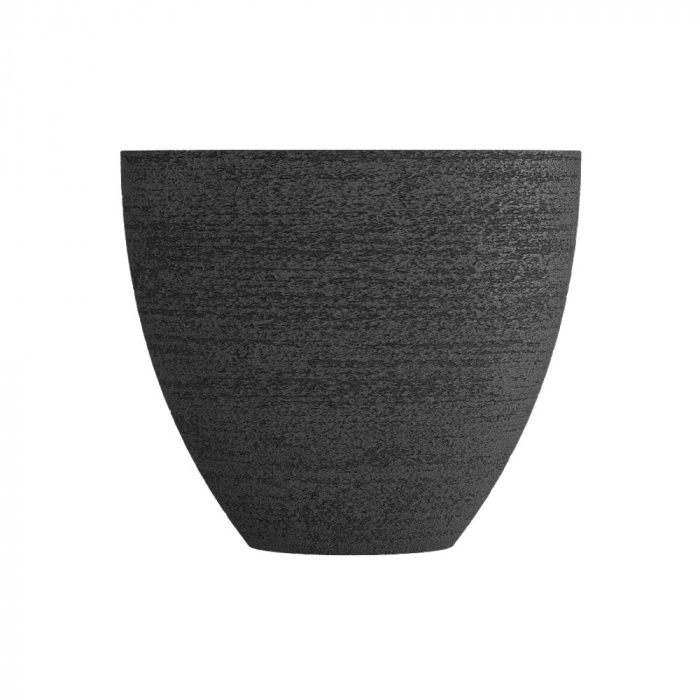 Кашпо CONCRETIKA UPON EROSIA BLACK D75H65