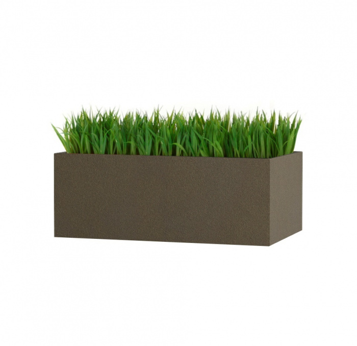 Кашпо CONCRETIKA BALCONY OLIVE 40x20x15