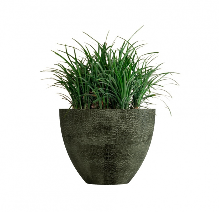 Кашпо CONCRETIKA UPON CAYMAN GREEN D45H35