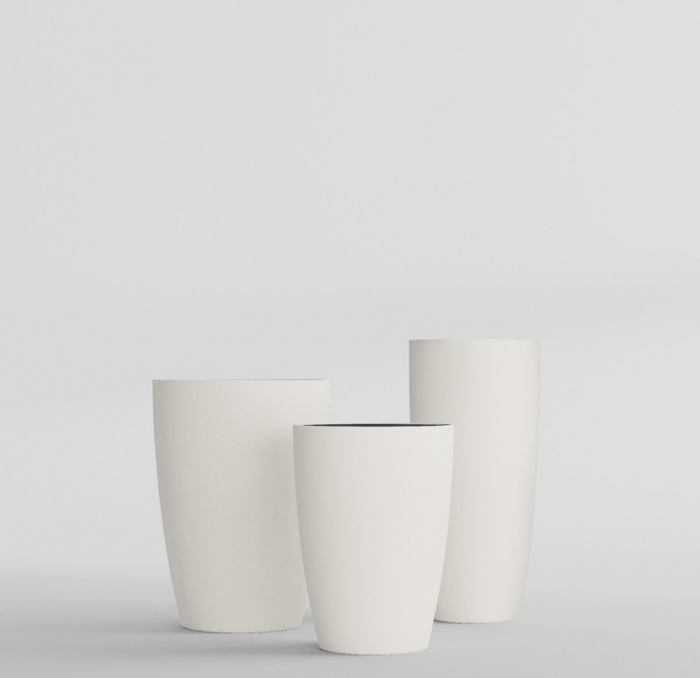 Кашпо CONCRETIKA CONUS SANTORINI D50H90