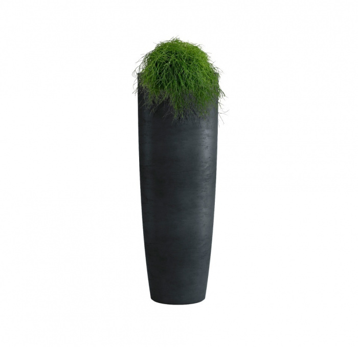 Кашпо CONCRETIKA CONUS ANTHRACITE D60H170