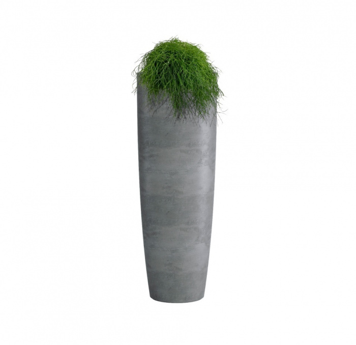 Кашпо CONCRETIKA CONUS SMOKEY BLUE D60H170