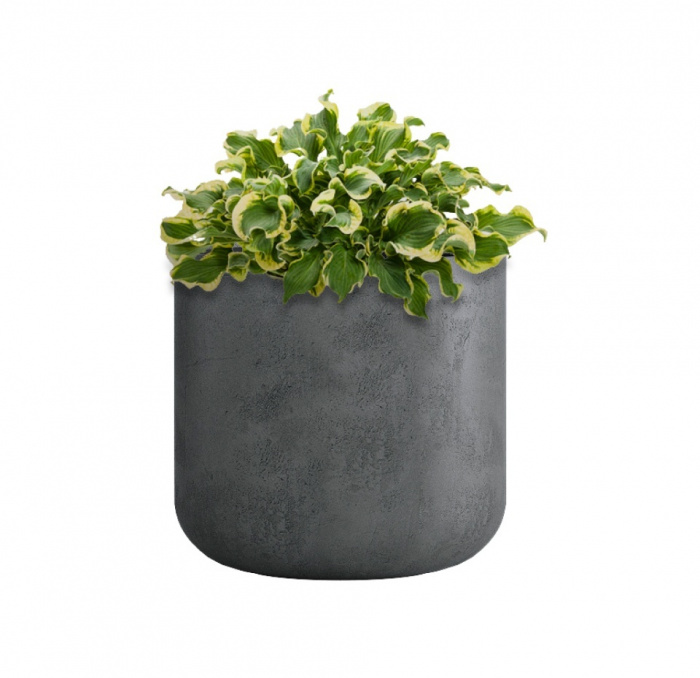 Кашпо CONCRETIKA TOPPER SMOKEY BLUE D40H40