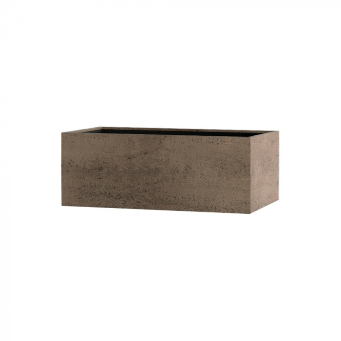 Кашпо CONCRETIKA BALCONY SMOKEY GREY 40x20x15