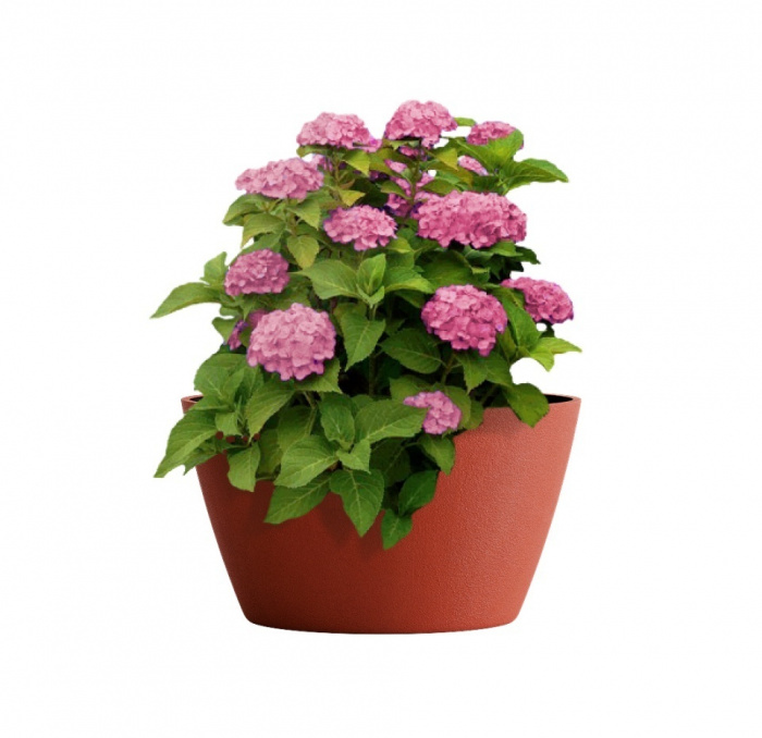 Кашпо CONCRETIKA BOWL TERRACOTTA D52H29