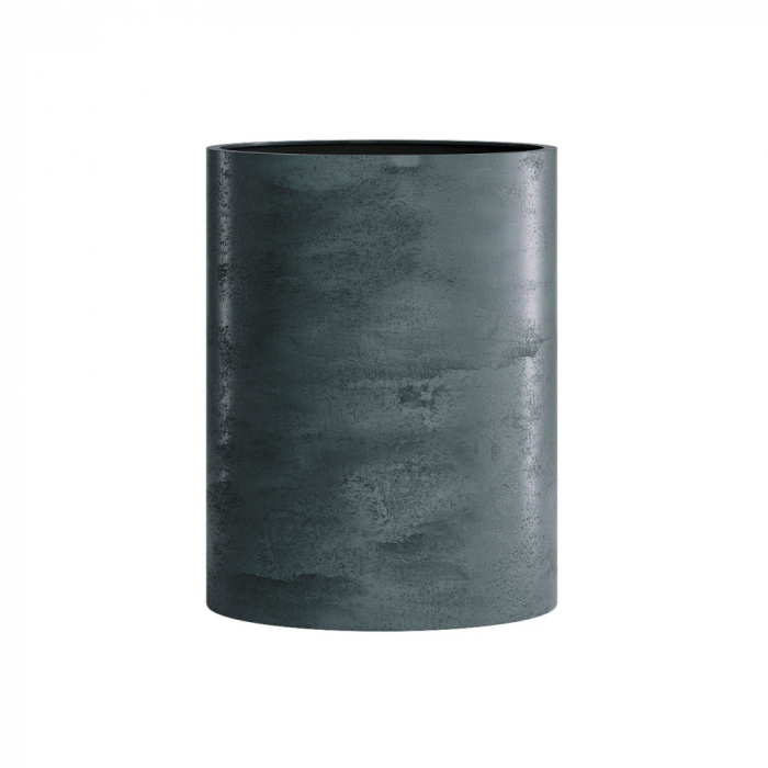 Кашпо CONCRETIKA CYLINDER OCEAN GREEN D50H65