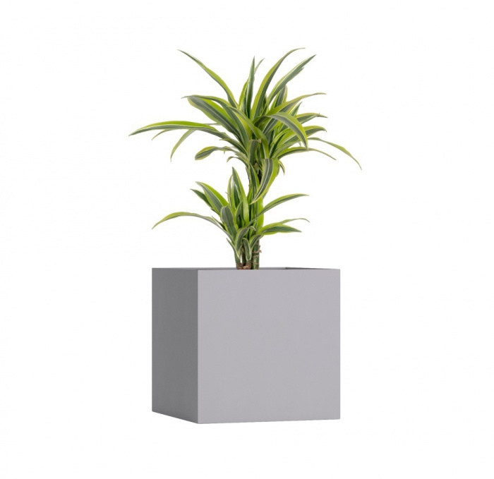 Кашпо CONCRETIKA CUBE SHALE 80x80x80