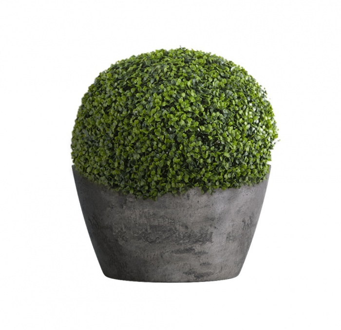 Кашпо CONCRETIKA BOWL CONCRETE GREY DARK D65H36