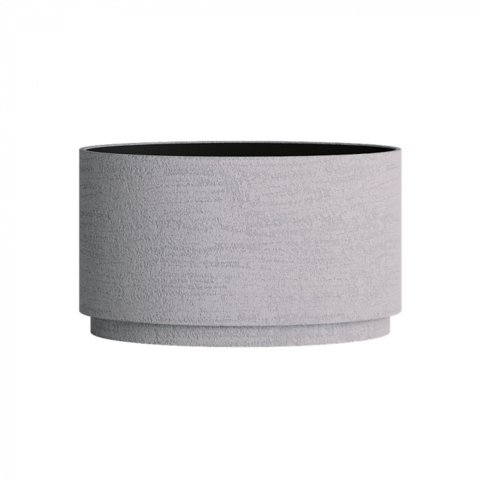 Кашпо CONCRETIKA CYLINDER XL EROSIA WHITE D70H45