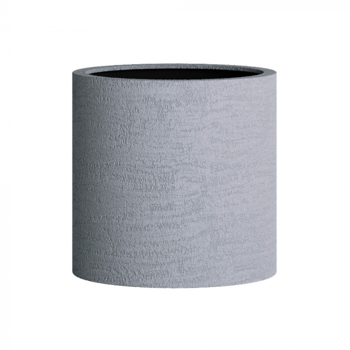Кашпо CONCRETIKA CYLINDER EROSIA WHITE D20H20