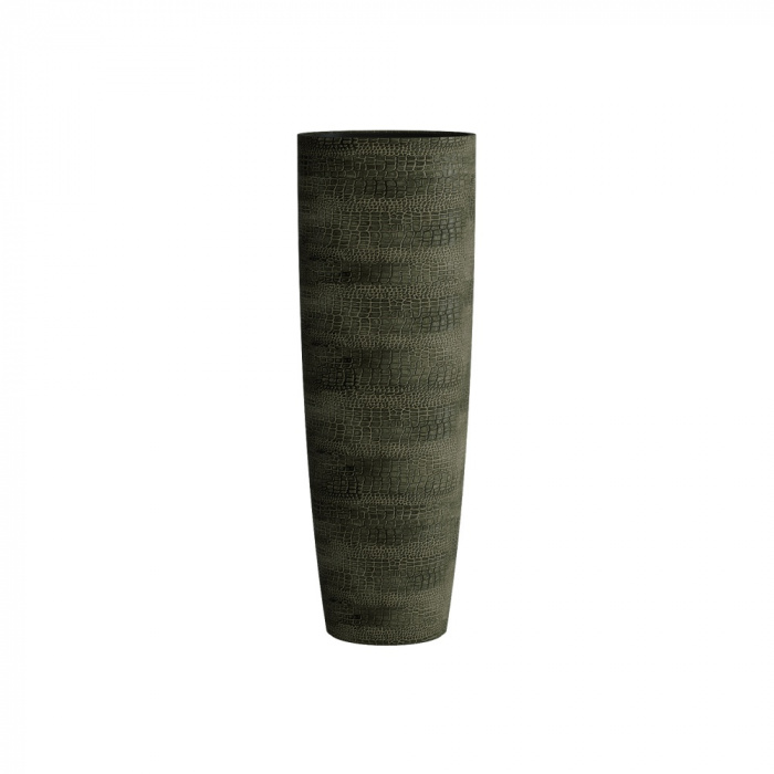 Кашпо CONCRETIKA CONUS CAYMAN GREEN D60H170