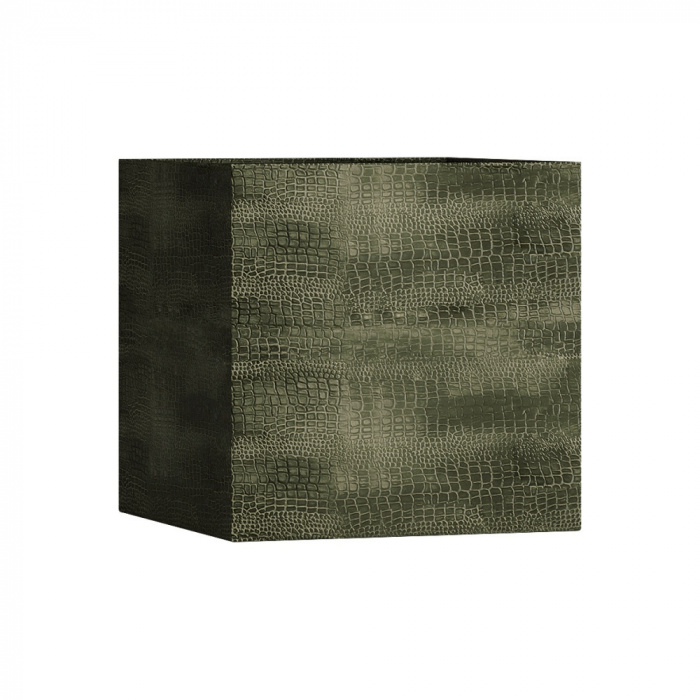 Кашпо CONCRETIKA CUBE CAYMAN GREEN 90x90x90