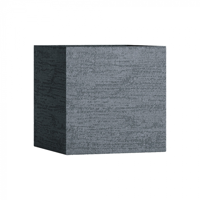 Кашпо CONCRETIKA CUBE EROSIA GREY 80x80x80
