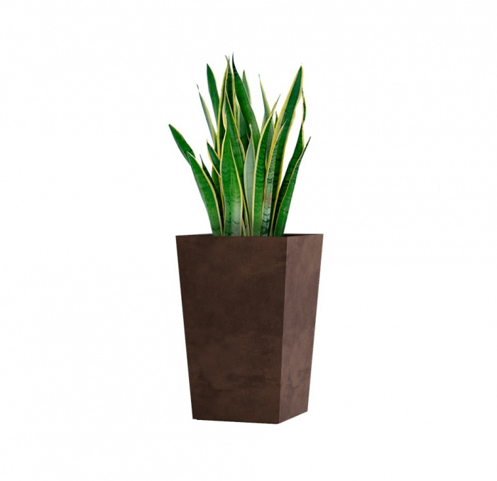 Кашпо CONCRETIKA CONIC COFFEE 40x40x70