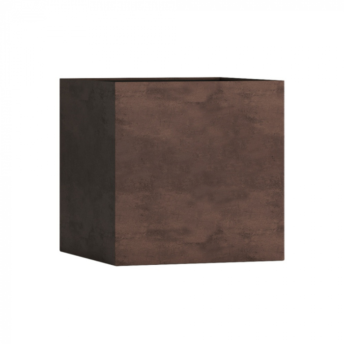 Кашпо CONCRETIKA CUBE COFFEE 70x70x70