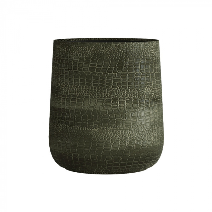 Кашпо CONCRETIKA CONE CAYMAN GREEN D50H54