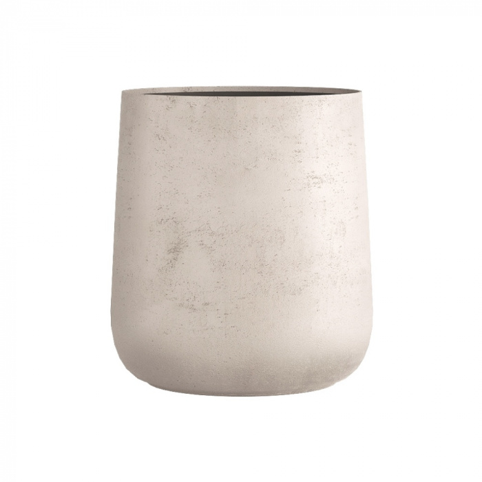 Кашпо CONCRETIKA CONE CONCRETE WHITE D50H54