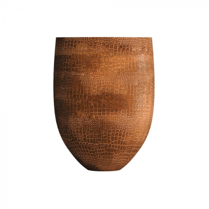 Кашпо CONCRETIKA BARREL CAYMAN BROWN D41H60