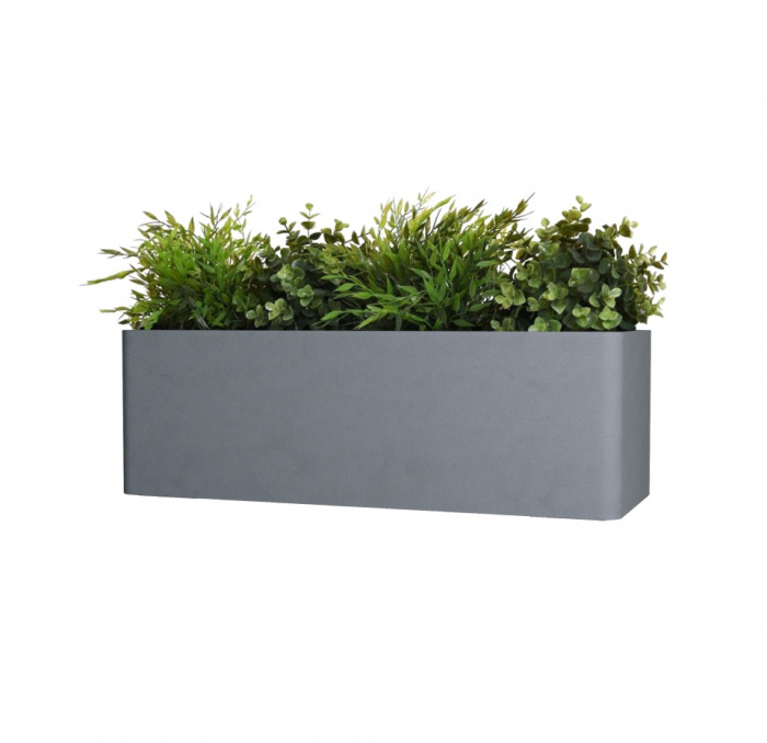Кашпо CONCRETIKA BALCONERA ARCTIC BLUE 110x42x36