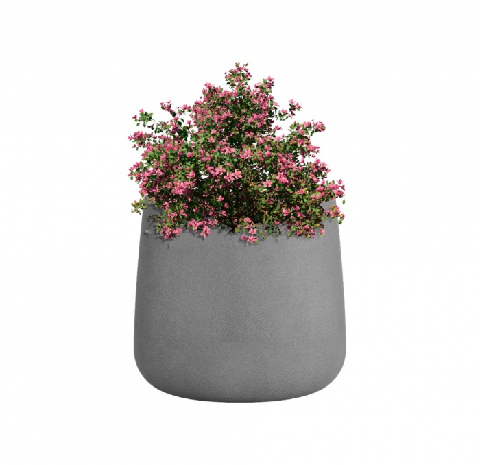 Кашпо CONCRETIKA CONE LONDON GREY D24H26