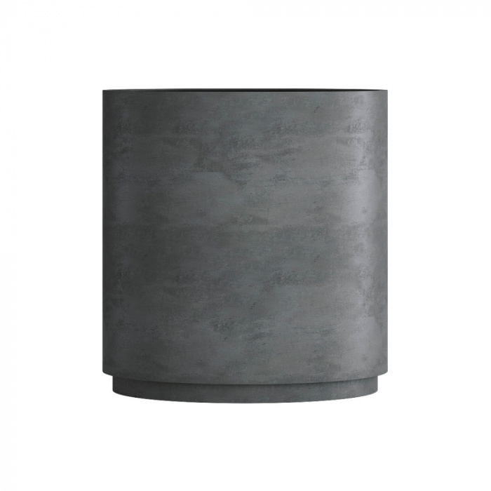Кашпо CONCRETIKA CYLINDER XL SMOKEY BLUE D100H105