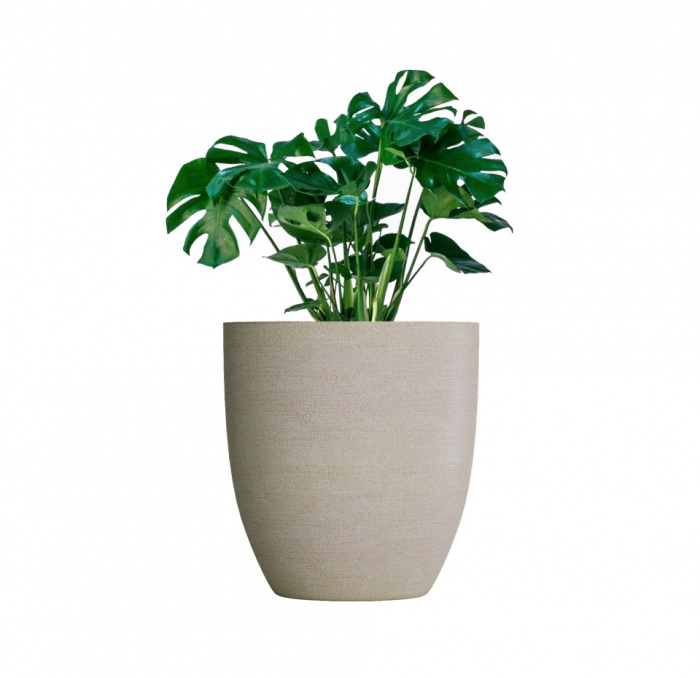 Кашпо CONCRETIKA VASE 3 EROSIA YELLOW D75H82
