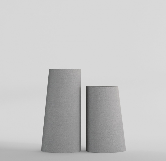 Кашпо CONCRETIKA DUET LONDON GREY D41H104