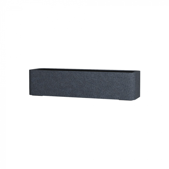 Кашпо CONCRETIKA BALCONERA BASALT 80x22x18